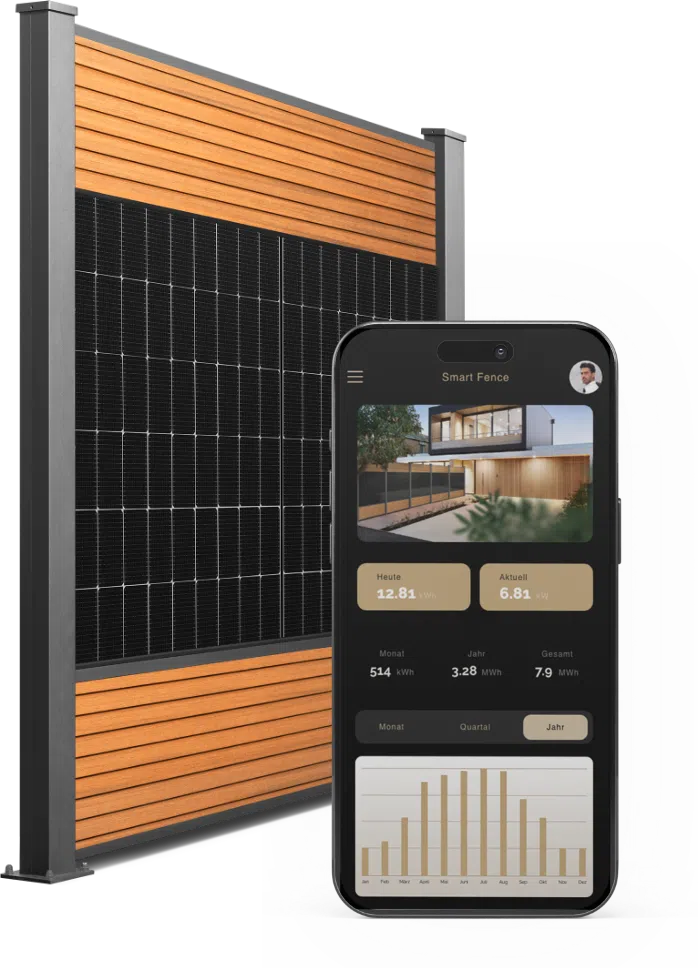 falagotti Solarzaun Eleganza-Smart