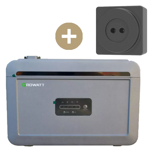 Null-Einspeisungsset / Insellösung Growatt 2000Wh