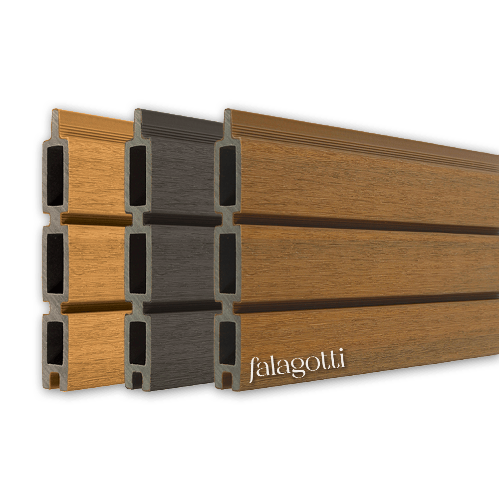 falagotti WPC Muster – Profilmuster in Teak Cedar und Grey bestellen