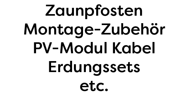 Zaun-Zubehör