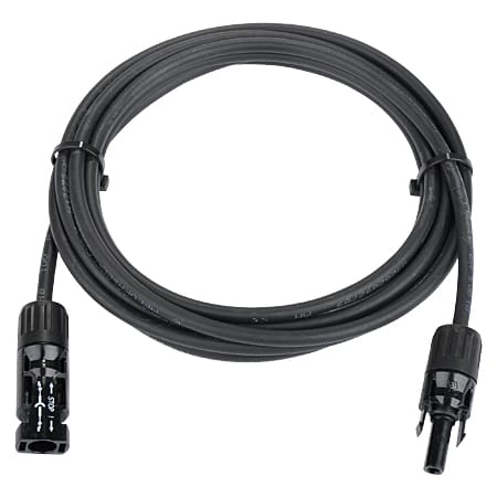 MC4 Verlängerungskabel 6mm² schwarz – Solarkabel für Photovoltaik und Solarzaun